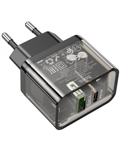 Сетевое Зарядное Устройство Hoco N34 Dazzling PD20W+QC3.0