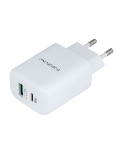 Сетевое Зарядное Устройство Borofone BN4 PD 20W QC3.0