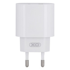 Сетевое Зарядное Устройство XO L81A EU PD20W+QC3.0 Type-C to Lightning 2USB
