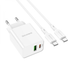 Сетевое Зарядное Устройство Borofone BA69A Resource PD20W+QC3.0 Type-C to Type-C