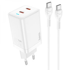Сетевое Зарядное Устройство Hoco N23 GAN Starlight PD45W Type-C to Type-C