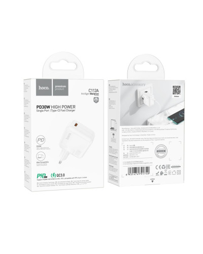 Сетевое Зарядное Устройство Hoco C112A Advantage PD30W