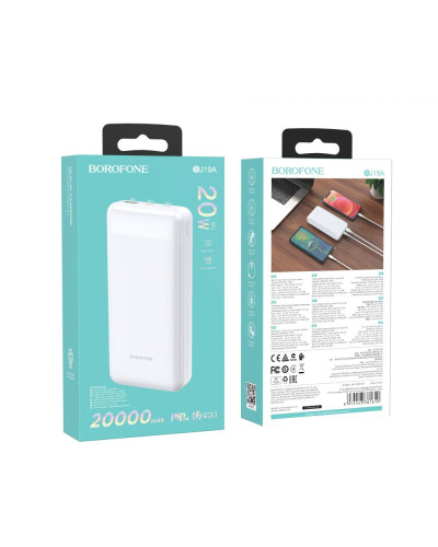 Power Bank Borofone BJ19A PD20W+QC3.0 20000 mAh