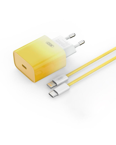 Сетевое Зарядное Устройство XO CE18 1Type-C PD/QC 30W Type-C to Lightning