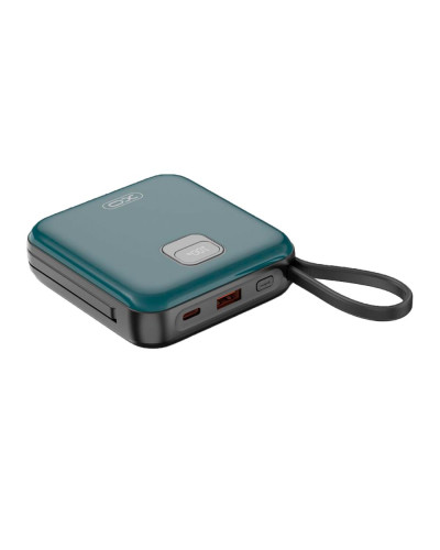 Power Bank XO PR235 22.5W with built-in iP and TYPE-C cable 10000 mAh