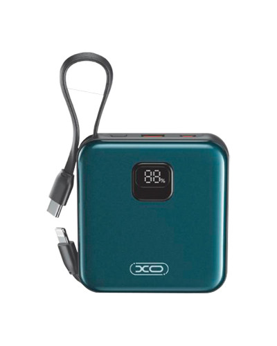 Power Bank XO PR235 22.5W with built-in iP and TYPE-C cable 10000 mAh