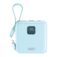 Power Bank XO PR235 22.5W with built-in iP and TYPE-C cable 10000 mAh