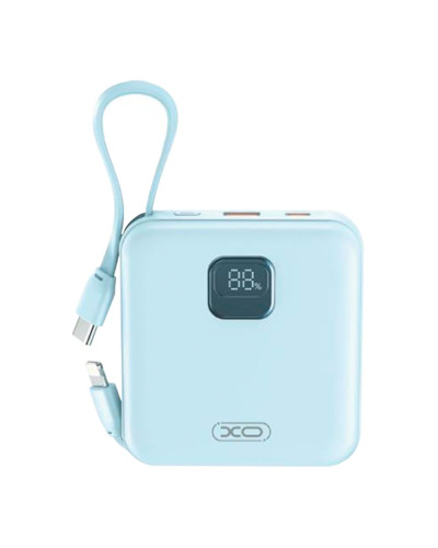 Power Bank XO PR235 22.5W with built-in iP and TYPE-C cable 10000 mAh