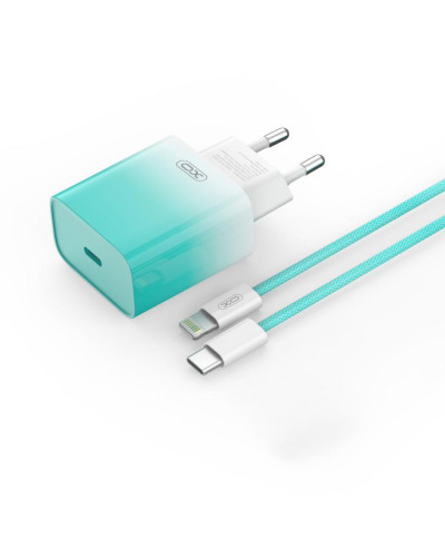 Сетевое Зарядное Устройство XO CE18 1Type-C PD/QC 30W Type-C to Lightning