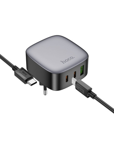 Сетевое Зарядное Устройство Hoco CS33A 1USB/2USB-C PD/QC 30W+Type-C to Type-C