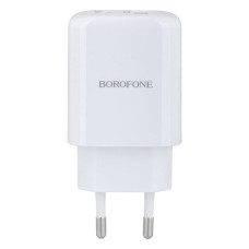 Сетевое Зарядное Устройство Borofone BN4 PD 20W QC3.0 Type-C to LightningСетевое Зарядное Устройство Borofone BA58A Digital Display 2USB 2.4A