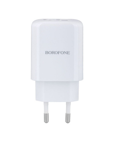Сетевое Зарядное Устройство Borofone BN4 PD 20W QC3.0 Type-C to LightningСетевое Зарядное Устройство Borofone BA58A Digital Display 2USB 2.4A