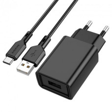 Сетевое Зарядное Устройство Borofone BA68A Type-C 1USB 2.1A