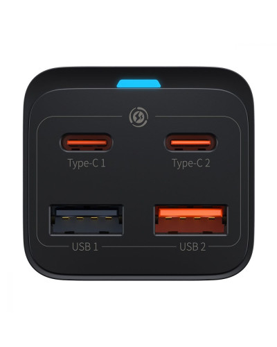 Сетевое Зарядное Устройство Baseus GaN3 Pro 65W+cable Type C to Type C 100W CCGP0401