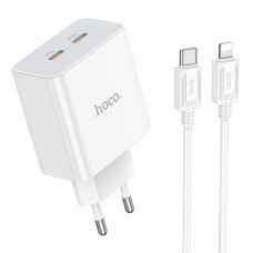 Сетевое Зарядное Устройство Hoco C108A Leader PD35W/QC Type-C to Lightning