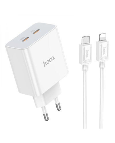 Сетевое Зарядное Устройство Hoco C108A Leader PD35W/QC Type-C to Lightning