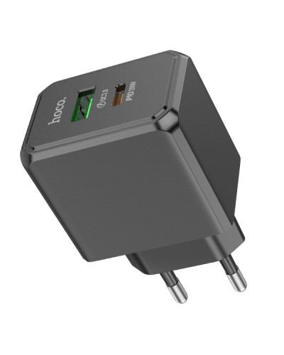 Сетевое Зарядное Устройство Hoco CS14A 1USB-C/1USB PD/QC 20W