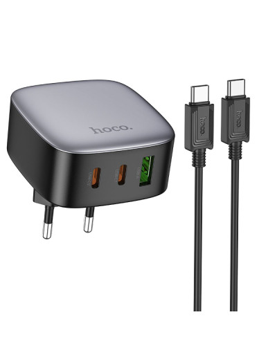 Сетевое Зарядное Устройство Hoco CS33A 1USB/2USB-C PD/QC 30W+Type-C to Type-C