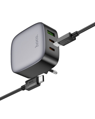Сетевое Зарядное Устройство Hoco CS33A 1USB/2USB-C PD/QC 30W+Type-C to Type-C