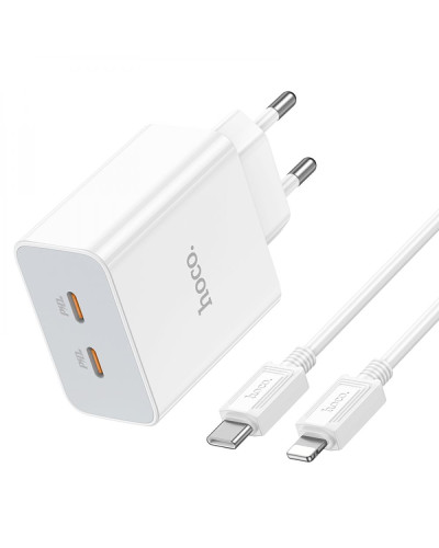 Сетевое Зарядное Устройство Hoco C108A Leader PD35W/QC Type-C to Lightning