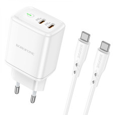 Сетевое Зарядное Устройство Borofone BN9 Reacher PD/QC 35W Type-C to Type-C
