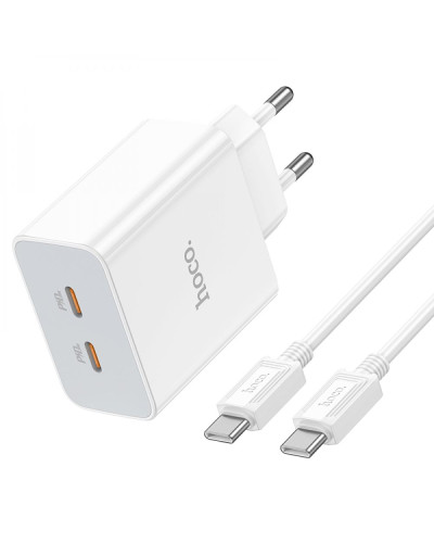 Сетевое Зарядное Устройство Hoco C108A Leader PD35W/QC Type-C to Type-C