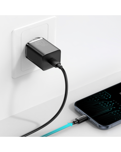 Сетевое Зарядное Устройство Baseus PD+Lightning 20W TZCCSUP-B