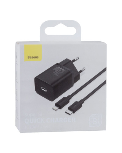 Сетевое Зарядное Устройство Baseus PD+Lightning 20W TZCCSUP-B