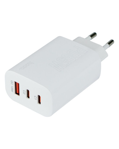 Сетевое Зарядное Устройство Hoco DC40 PD 65W + QC3.0 Type-C to Type-C