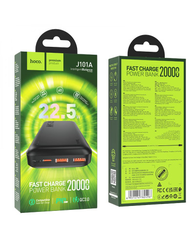 Power Bank Hoco J101A Astute 22.5W fully compatible 20000 mAh