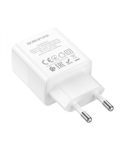 Сетевое Зарядное Устройство Borofone BA77A Insightful PD/QC 30W