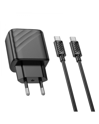 Сетевое Зарядное Устройство Hoco CS23A 1USB/1USB-C PD/QC 30W+Type-C to Type-C