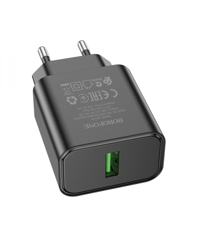 Сетевое Зарядное Устройство Borofone BA72A Spring QC3.0