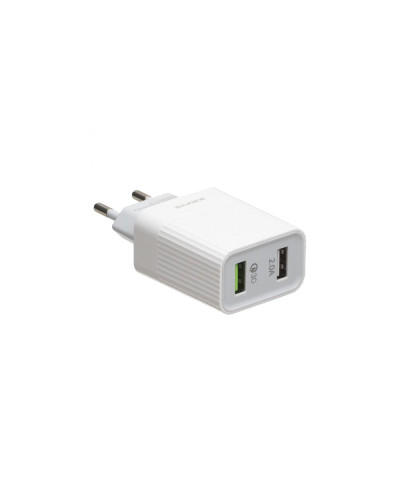 Сетевое Зарядное Устройство Borofone BA39A QC3.0 Type-C 2USB 18W