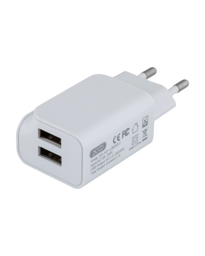Сетевое Зарядное Устройство XO L35D Type-C 2USB 2.1A