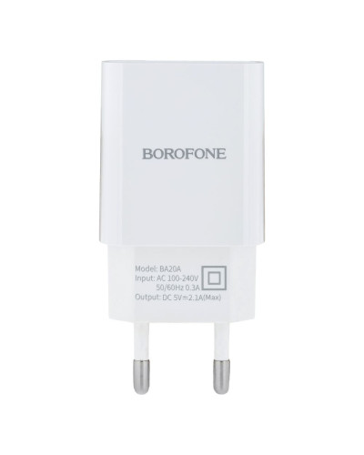 Сетевое Зарядное Устройство Borofone BA20A Type-C 1USB 2.1A