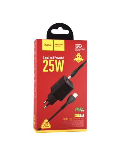Сетевое Зарядное Устройство Hoco N19 Rigorous PD25W Type-C to Type-C