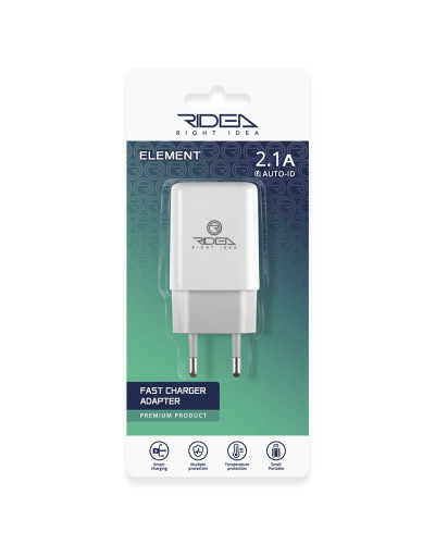 Сетевое Зарядное Устройство Ridea RW-11011 Element 2.1 A