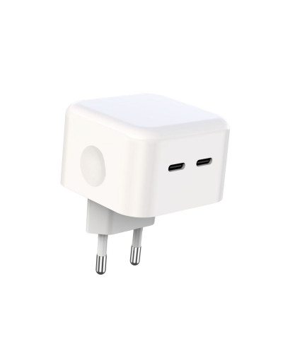 Сетевое Зарядное Устройство XO L102 EU Dual type-C port 35W Type-C to Lightning