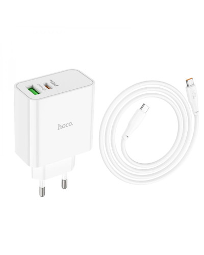 Сетевое Зарядное Устройство Hoco C113A Awesome PD+QC 65W Type-C to Type-C