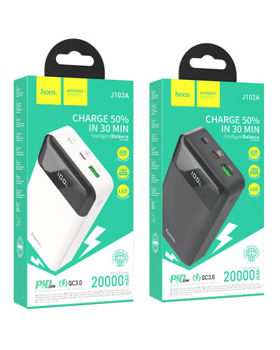 Power Bank Hoco J102A Cool figure PD20W+QC3.0 20000 mAh