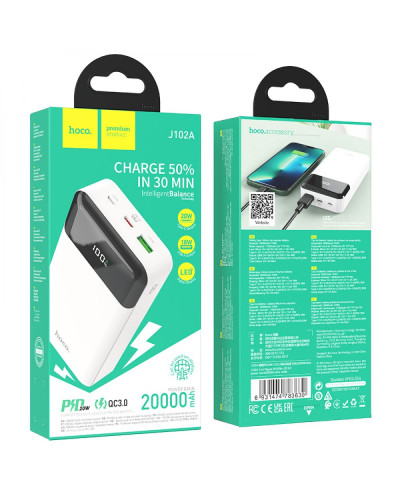 Power Bank Hoco J102A Cool figure PD20W+QC3.0 20000 mAh