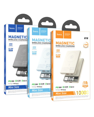 Power Bank Hoco Q18 Tourer 22.5W with magnetic 10000mAh