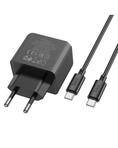 Сетевое Зарядное Устройство Hoco CS14A 1USB-C/1USB PD/QC 20W+Type-C to Type-C