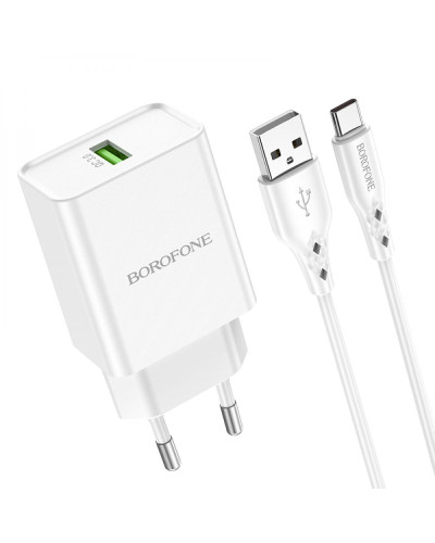 Сетевое Зарядное Устройство Borofone BN5 18W QC3.0 Type C