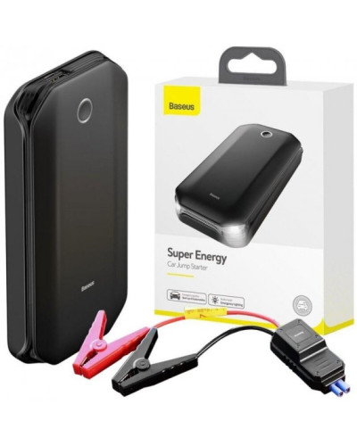 Автономний пусковий пристрій (бустер) Baseus Super Energy Car Jump Starter Black (CRJS01-01)