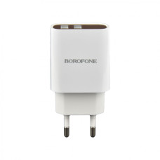 Сетевое Зарядное Устройство Borofone BA58A Digital Display Type-C 2USB 2.4A