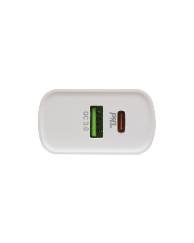 Сетевое Зарядное Устройство Hoco C80A PD 20W + QC3.0 Type-C to Type-C