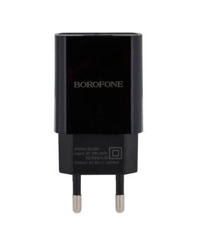 Сетевое Зарядное Устройство Borofone BA20A Lightning 1USB 2.1A