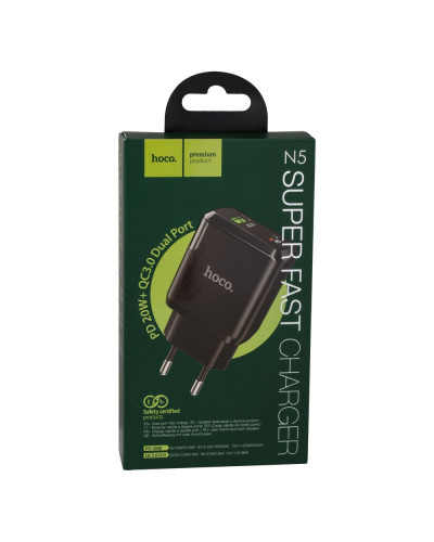 Сетевое Зарядное Устройство Hoco N5 PD20W+QC3.0